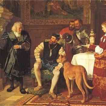 Click para ampliar. Pulsa en el nombre para ver la ficha. Carlos V y su banquero Fugger